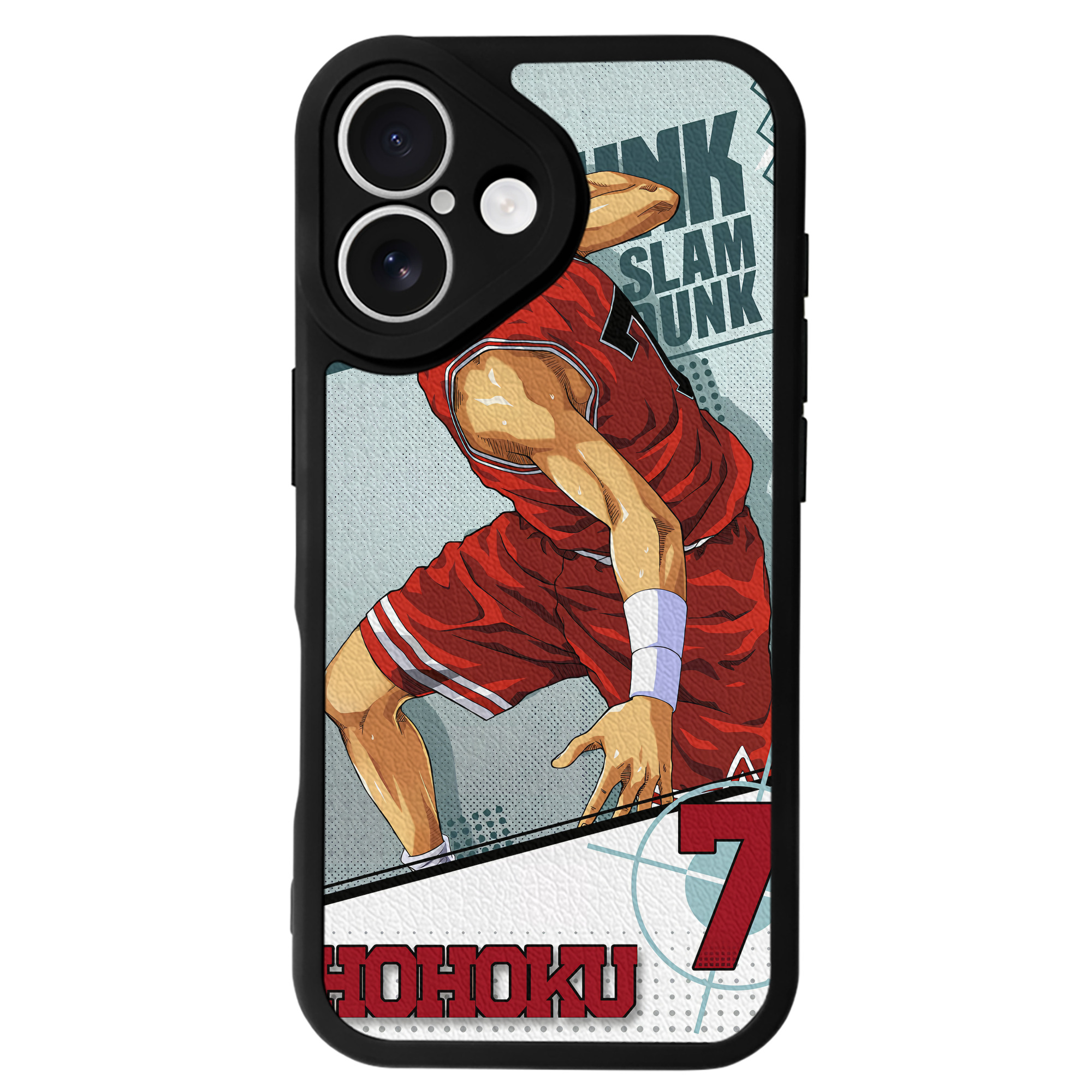 （画像用） SLAM DUNK／スラムダンク 【iPhone 16シリーズ対応】シリコンスマホケース（レザー調） 材質：シリコン